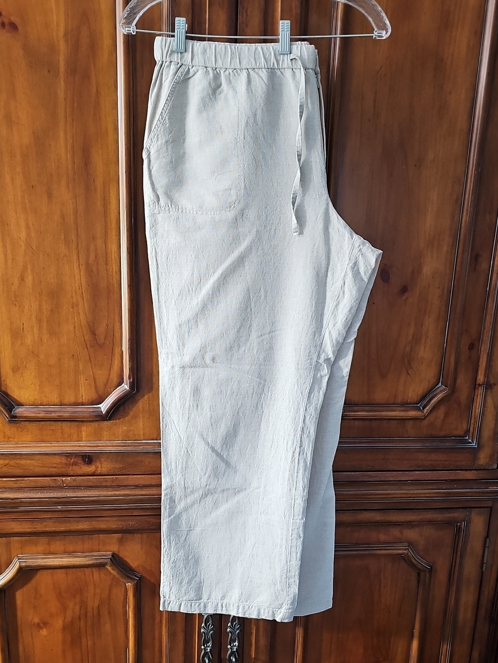 Tan Linen Pants